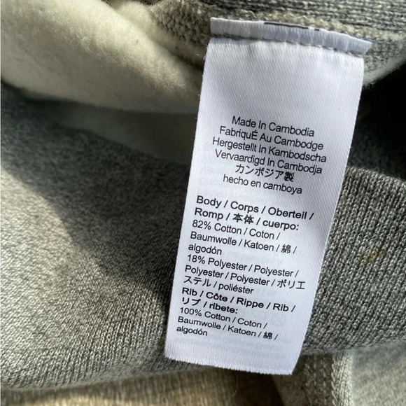 Wallace & Barnes Raglan Sleeve Sweatshirt Men’s Small J. Crew Pullover Crewneck - Picture 5 of 8